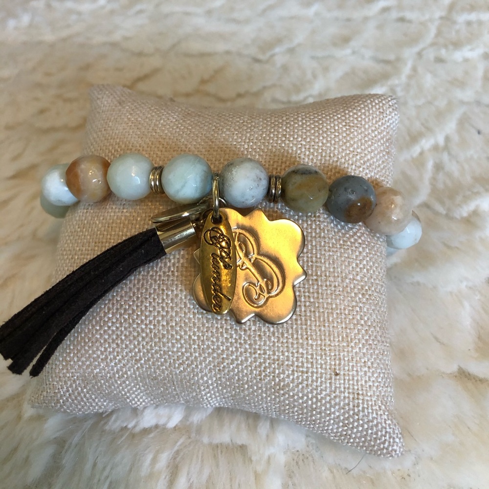 Initial B bracelet